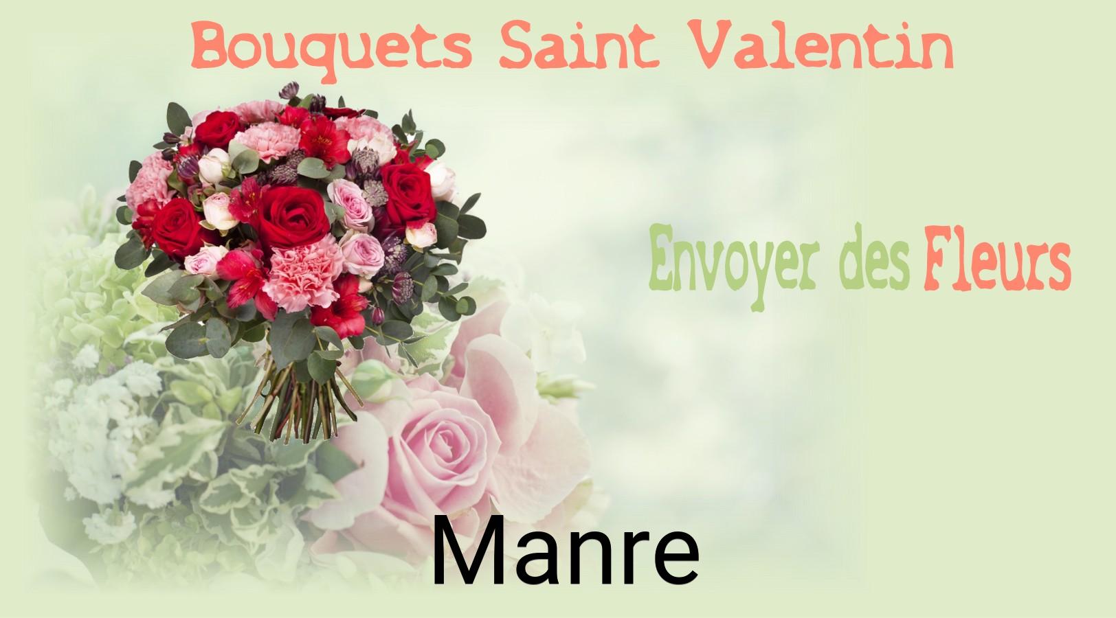 Roses de Saint-Valentin livrées à Manre